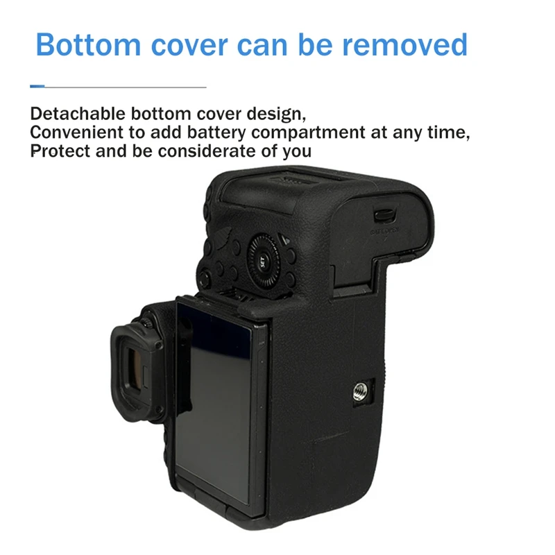 Camera Beschermhoes Lychi Textuur Siliconen Hoesje Geschikt Voor Canon R5c Full Frame R5c Spiegelloze Camera