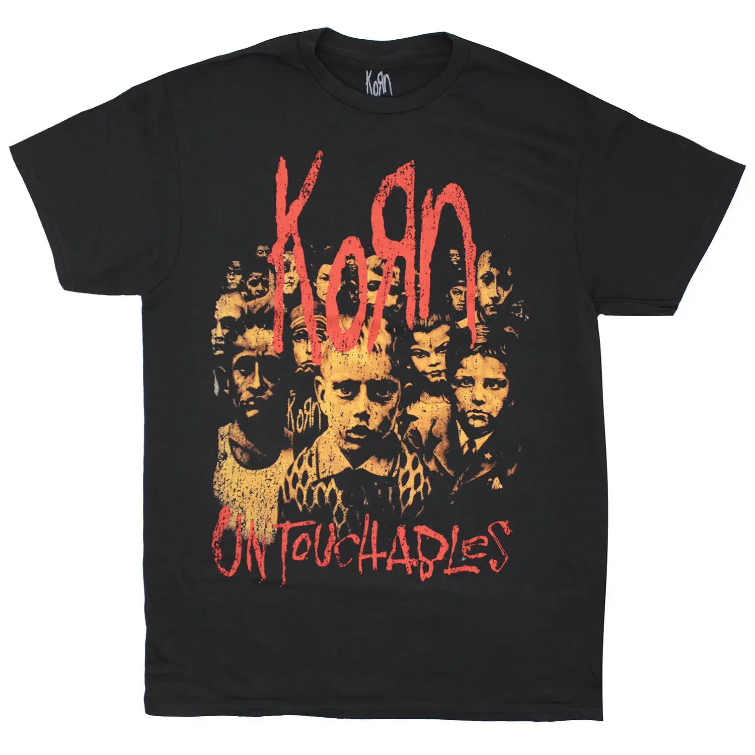 Men'S Korn Untouchables T Shirt Medium Black