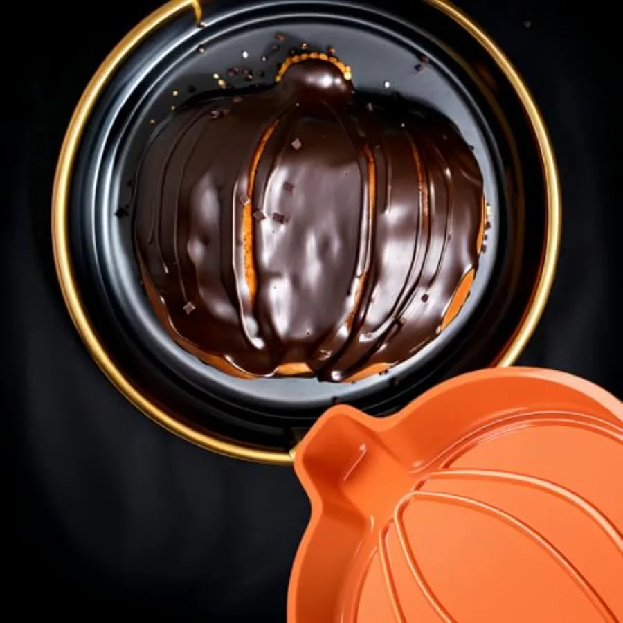 3 قطعة قالب السيليكون اليقطين ثلاثية الأبعاد قوالب كعكة اليقطين الشكر الكعك كب كيك عموم قالب قنبلة الشوكولاته الساخنة لعيد الهالوين الشكر