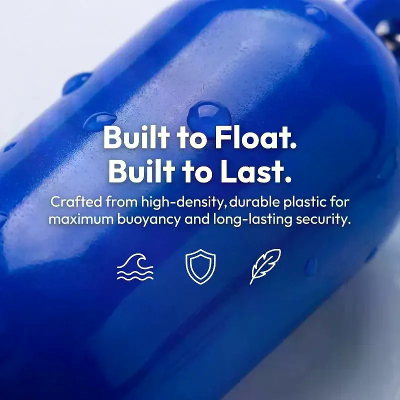 Plastic Boat Key Floating Keyring Kayak Replacement Marine Accessory  for Secure Key Floatation on Water
