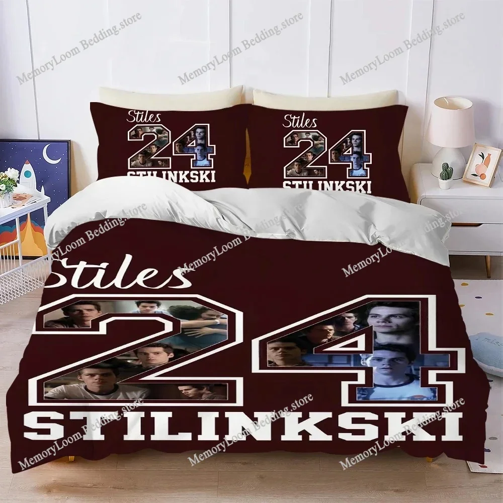 American TV Teen Wolf Duvet Cover Set Home Style Bedding Soft Laundry Cotton Bed Four Seasons Student Dormitory Luxury Gift592FQ 3