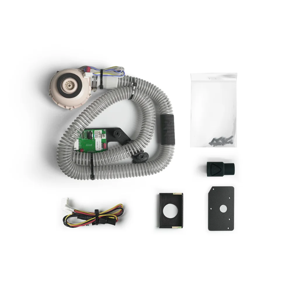 Flsun T1 Pro T1U 3D Printer Part Upgrade Silent Module Top-Tier Cooling Fan Air Duct Large Impeller Design Internal Muffler