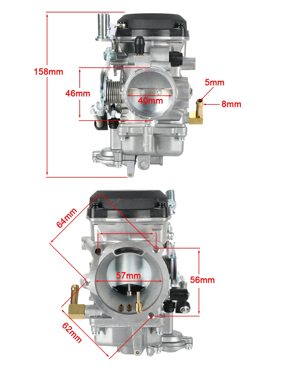 Motorcycle CV40 Carburetor For Harley Davidson Sportster XL883 1200 R L C Dyna Super Glide Heritage Softail Low Rider Road King