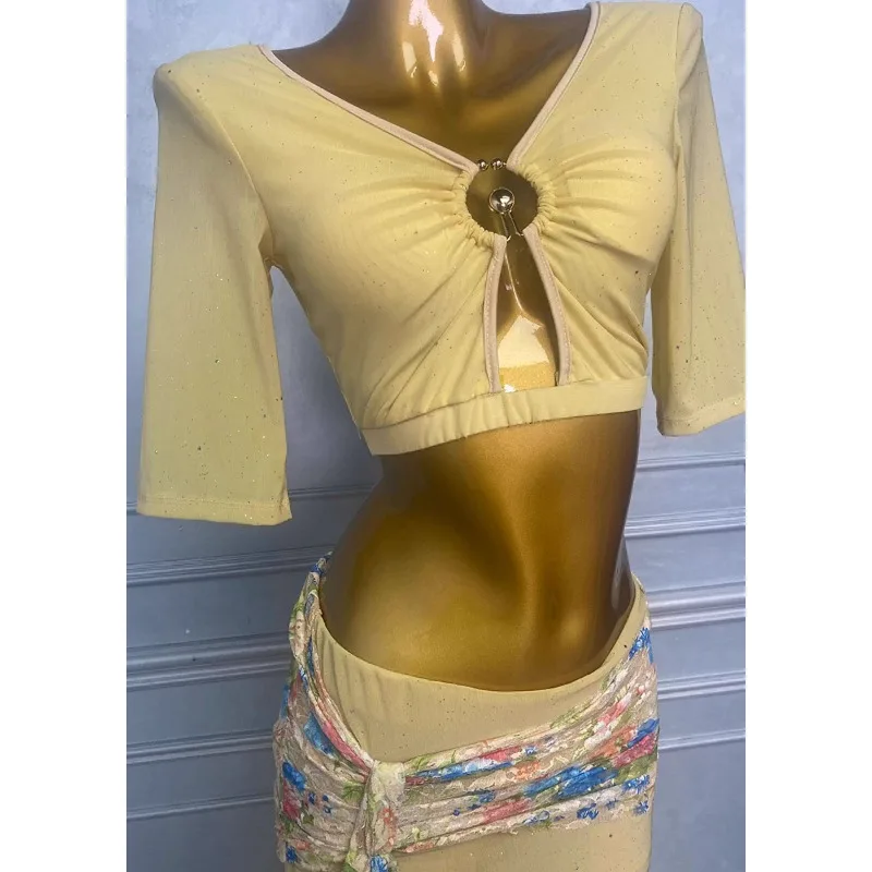 Customized Belly Dance Practice Dress Performance Clothing Female Women Oriental Dance Costumes Set Exotic Dancewear