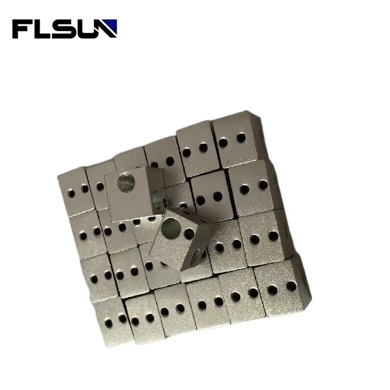 Imagem -03 - Flsun Qq-s Pro Bloco Aquecedor de Alumínio Alta Temperatura para Extrusora Hotend Kits Peças de Calor Originais Delta q5 Pcs por Pacote