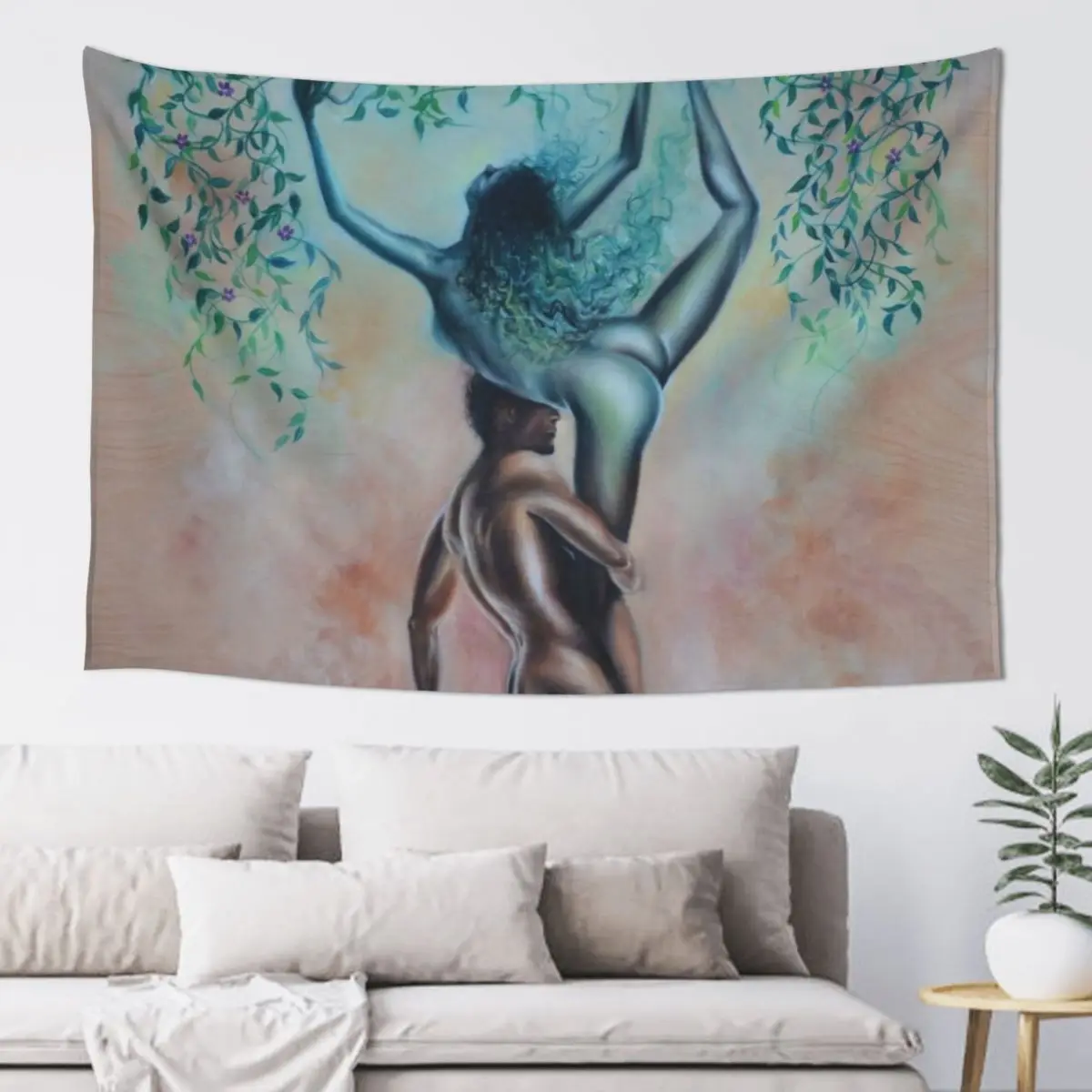 

Symbiotic Synapses Tapestry Wall Mural Wall Decoration Tapestry