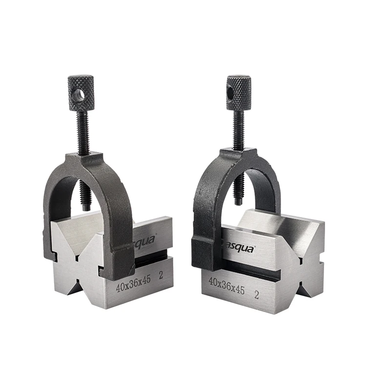 Dasqua 6-32mm Precision Hardened Steel Angle V-Block & Clamp Set Clamp Pair Machinist Tools