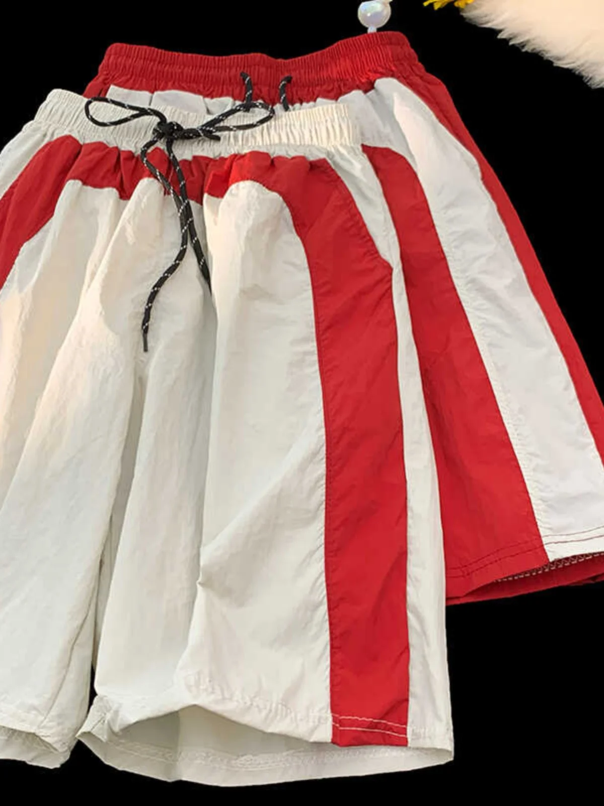 

Ice Silk orts for Men And Women Thin Wide Leg Spor Loose Fit Qui Dry Breathable Comfortable Outdoor Casual orts