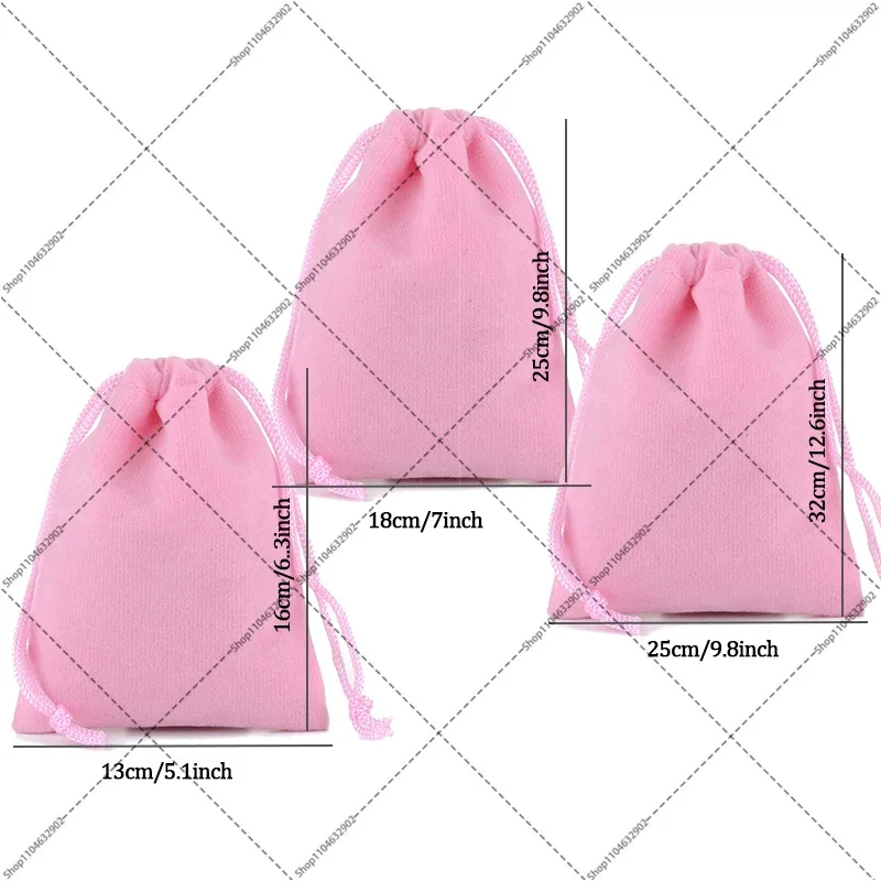 Totoro Cotton Cute Drawstring Pockets Small Gift Bags Cartoon Anime Graphic Print Portable Storage Bag Birthday Party Gifts New view 5