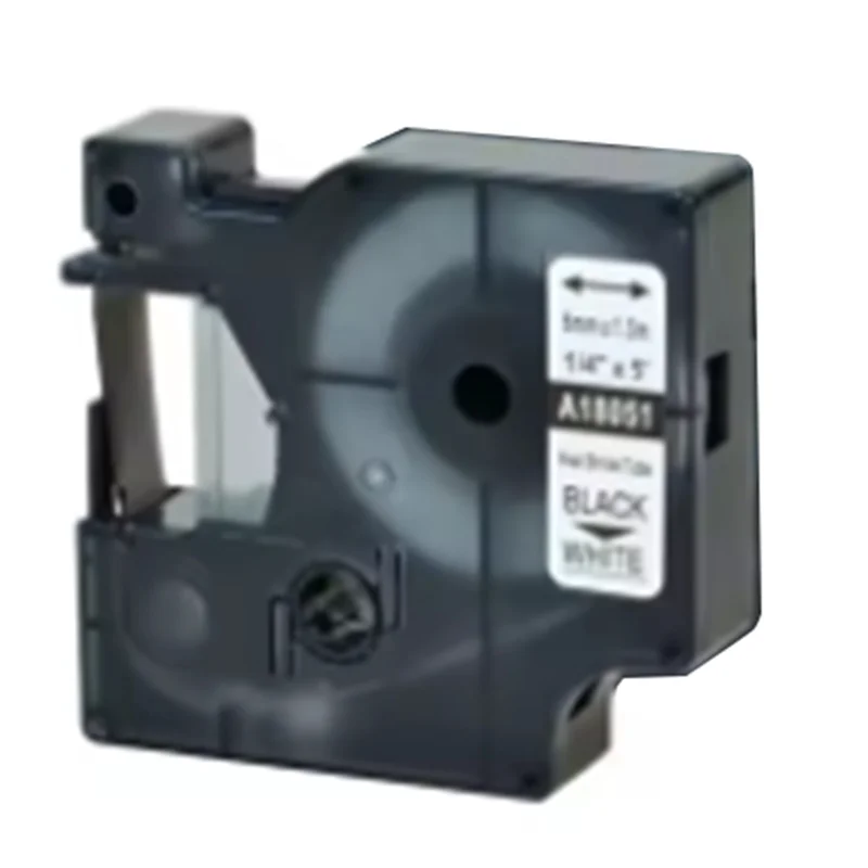 AB43-Dymo RHINO 라벨 메이커 열 수축 튜브 라벨 5Pcs 24Mm 검정색 흰색 열 수축 튜브 테이프