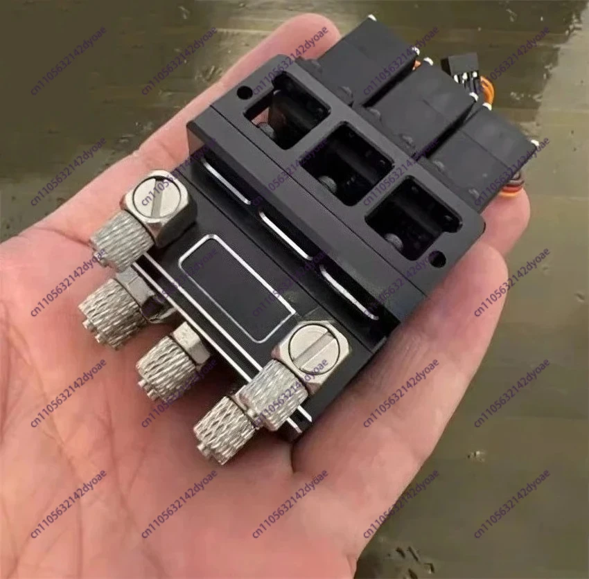 RC Model Hydraulic Valve 3-way Hydraulic Directional Valve Excavator Steering Forklift Control