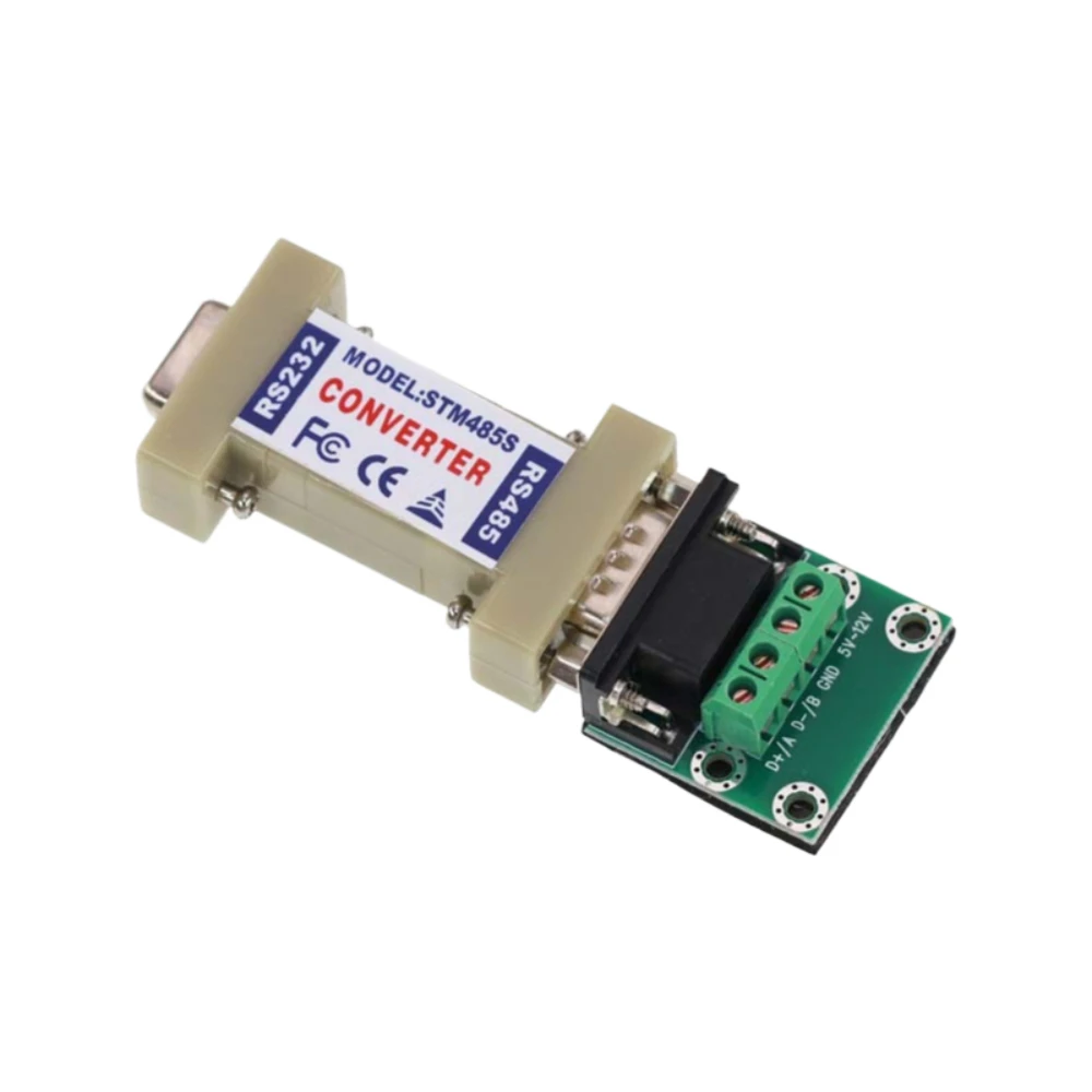 

2pcs Passive RS232 to RS485 Converter Serial Port Adapter Communication Module for PLC Industrial Control