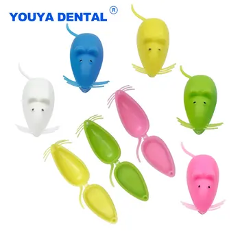 Mini mouse forma organizador caixa de plástico lembrança armazenamento salvar crianças primeiro dente coletar caso dentes do bebê lembrança titular dental