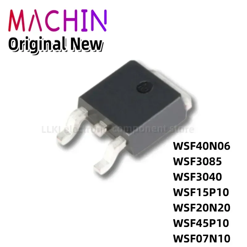 1шт WSF40N06 WSF3085 WSF3040 WSF15P10 WSF20N20 WSF45P10 WSF07N10 TO252 MOS Fet.