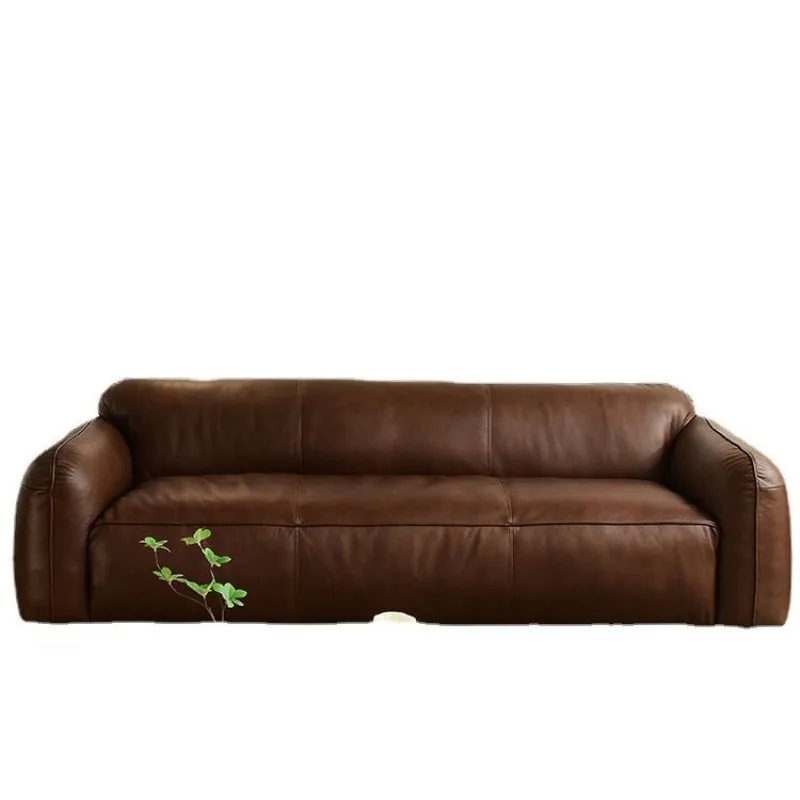 Sofa small apartment Nordic simple and easy to take care of sofa light retro waterproof apartment modern light luxury