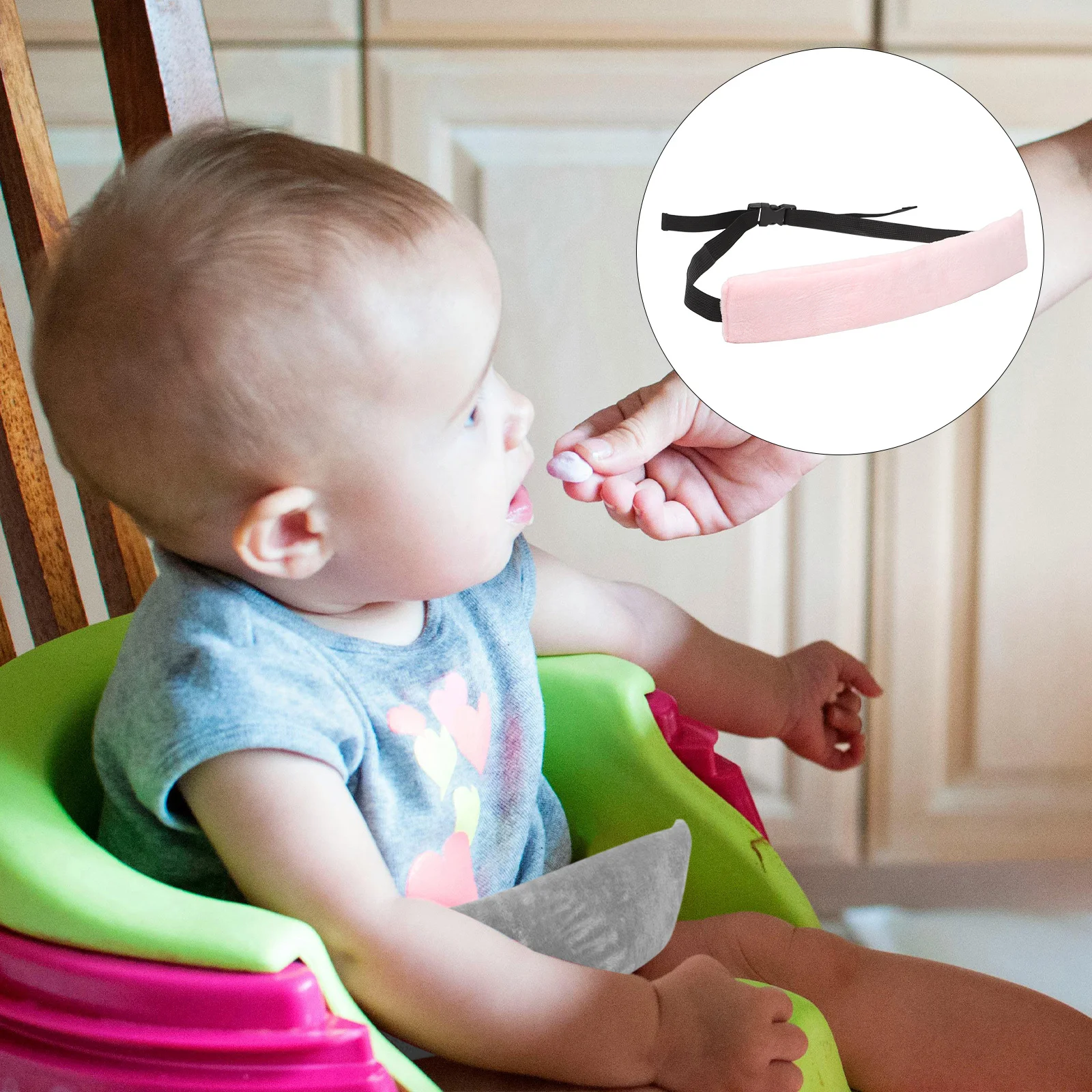

High Chair Strap Baby Safety Belt Adjustable Comfortable Universal Infant Harness Replacement for Toddler Highchair Stroller