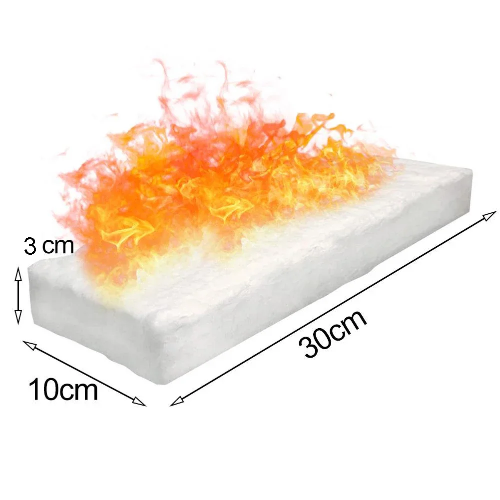 ฟองน้ําเซรามิค 30x10x3 ซม.เอทานอลเตาผิงการเผาไหม้ Chamber เซรามิคฟองน้ําเอทานอลเตาผิงห้องเจลเตาผิงอุปกรณ์เสริม