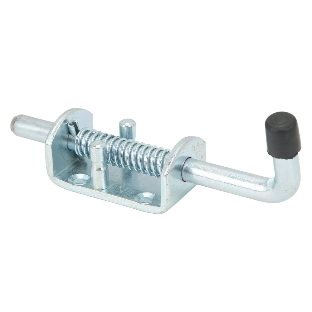 

Durable Hardware 12x171mm Spring Loaded Latch Galvanized Barrel Bolt Trailer Gate Latch Trailer Application