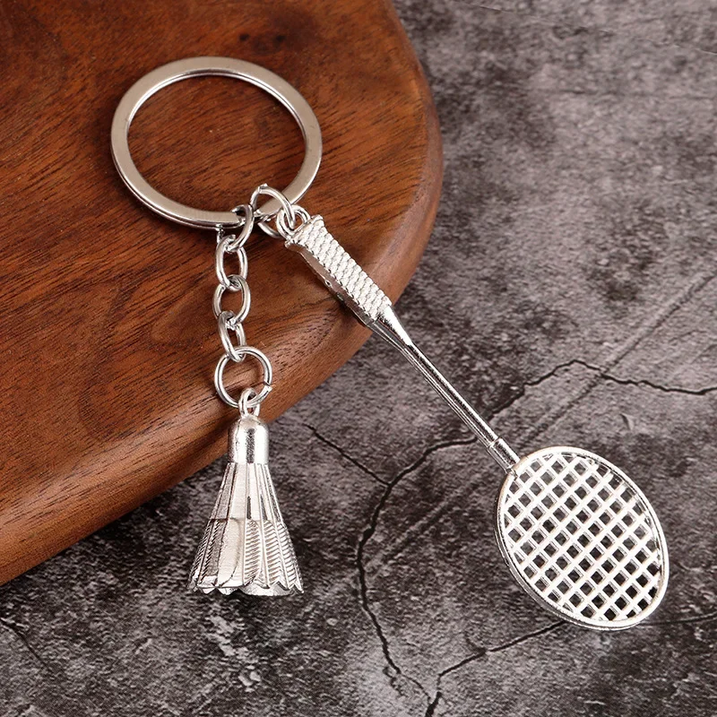 Badminton Keychain Pendant Sports Small Souvenir Gift for VOLVO Rdesign S40 S60 S80 S90 XC40 XC60 XC70 XC90 V40 V60 V70 V90