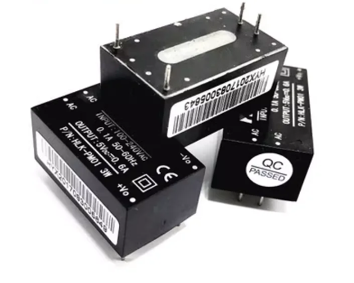 1pcs HLK-PM01 HLK-PM03 HLK-PM12 AC-DC 220V to 5V/3.3V/12V Mini Power Supply Module Intelligent Household Switch HLK-5M05