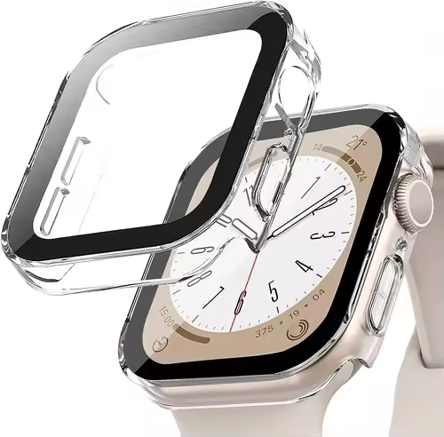 Tempered Glass+Cover For Apple Watch 11 10 9 8 7 46mm 42mm PC Bumper Screen Protector Case iWatch Series 7 6 5 4 SE3 44 40 45mm - Image 24