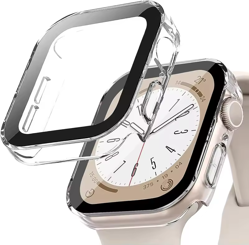 Tempered Glass+Cover For Apple Watch 11 10 9 8 7 46mm 42mm PC Bumper Screen Protector Case iWatch Series 7 6 5 4 SE3 44 40 45mm - Image 24