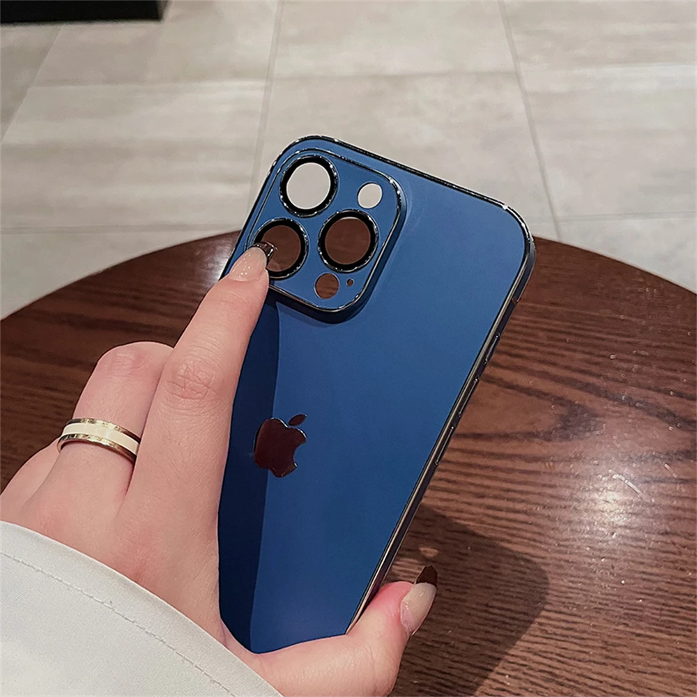 Original Apple Hard PC Skin Feel Solid Case for iPhone 16 15 Pro Max 13 14 Pro Shockproof Camera Protection Film Full Logo Cover