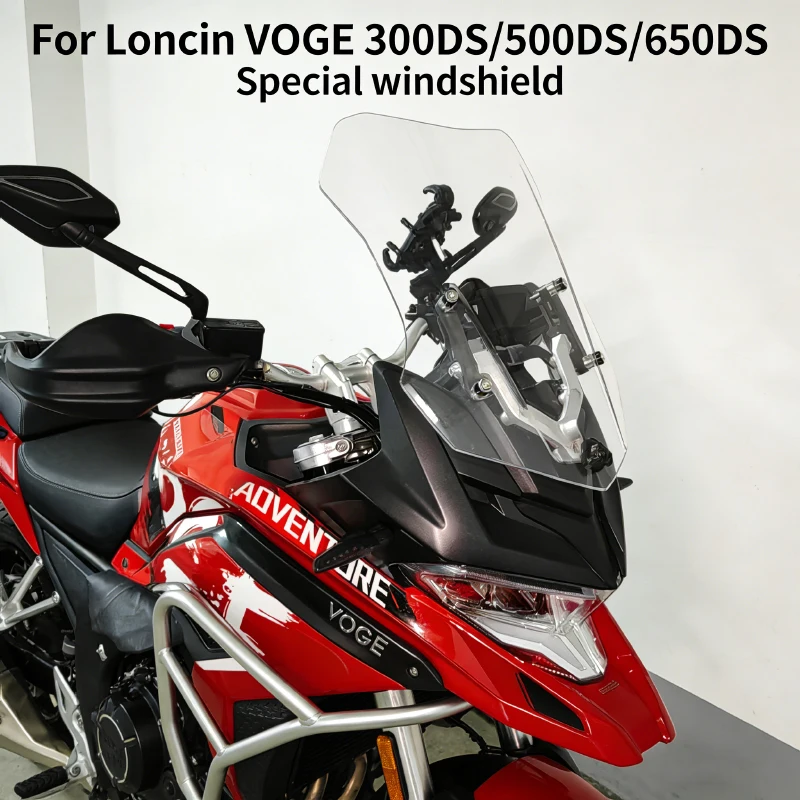 

For Loncin VOGE Valico 300DS 500DS 650DS Wind Screen Deflector 650DS WINDSHIELD New Motorcycle Screen Windshield