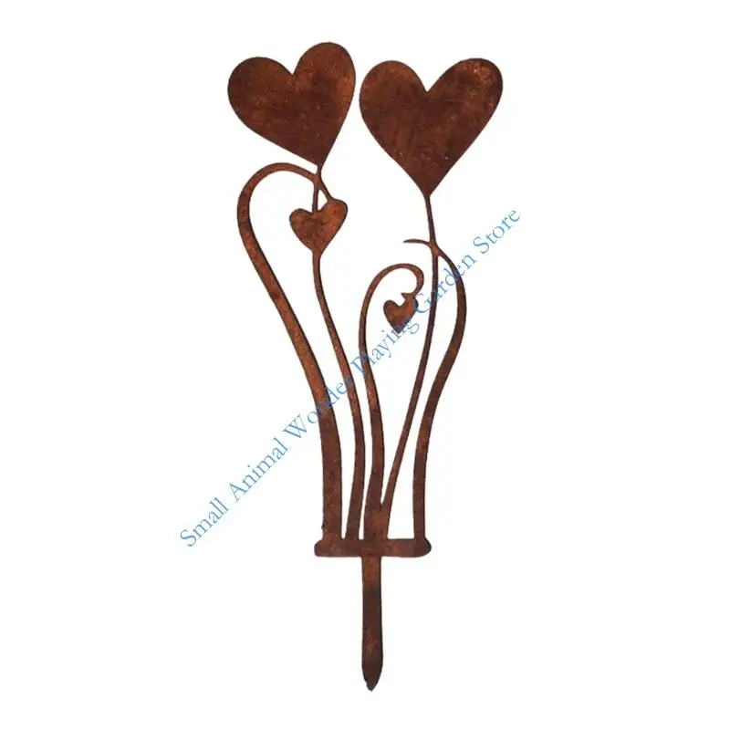 

C9GC, защищенная от атмосферных воздействий Железного сада, украшения формы сердца с анти коррозионным покрытием для наружных