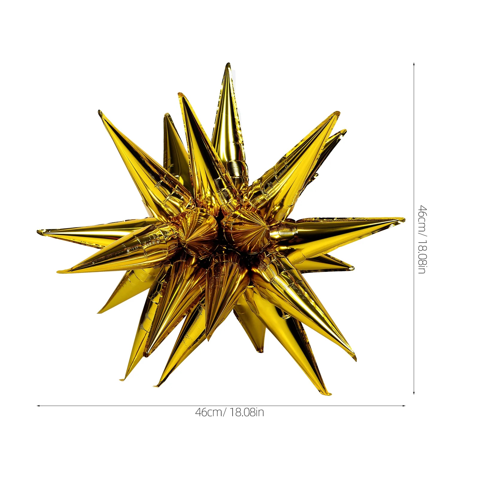 50 قطعة بالون زينة معدني مخروط ستار بالونات كبيرة لامعة احباط DIY بها بنفسك قوس بالونات للحفلات كابينة تصوير الاحتفال ديكور #4