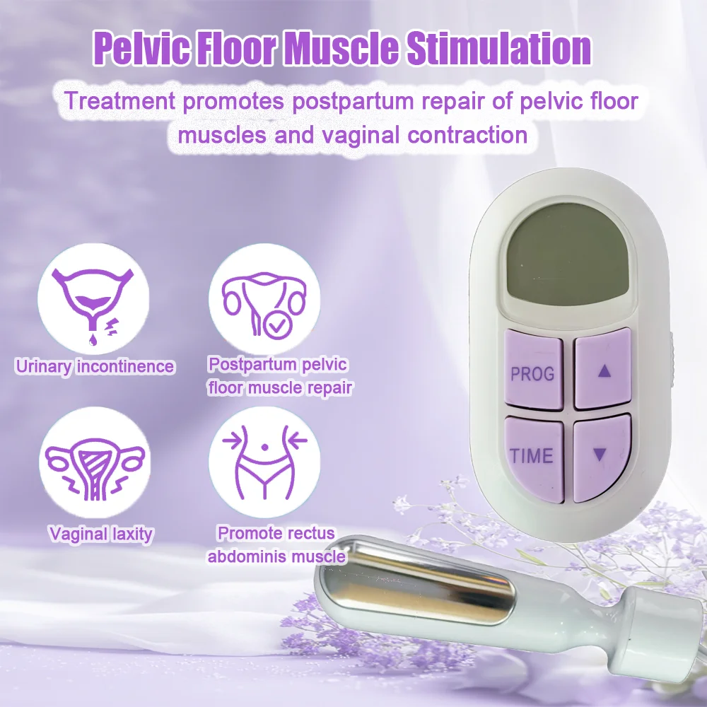 Electric Pelvic Muscle Trainer Pelvic Floor Muscle Stimulator Vaginal Trainer Improve Incontinence Tighten the Vagina