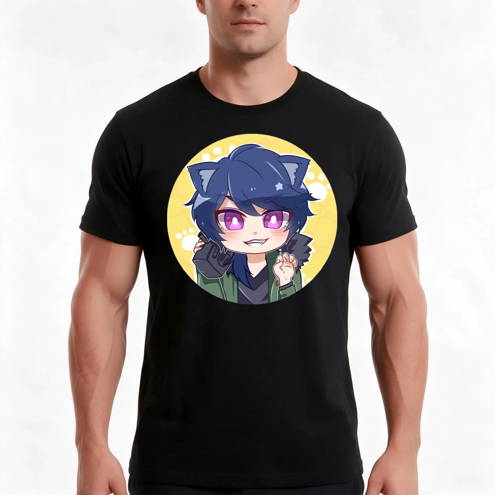 DICE - FLING POSSE T-Shirt, Summer Casual Cotton Tee, Oversized Streetwear Tops, Vintage Graphic Print, Loose Fit Short Sleeve