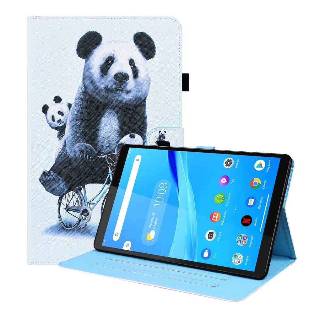 Animal Painted PU Leather Tablet Cover Funda For Lenovo Tab M8 HD TB-8505F FHD TB-8705F 3rd Gen 3 TB-8506F 8 inch Back TPU Case