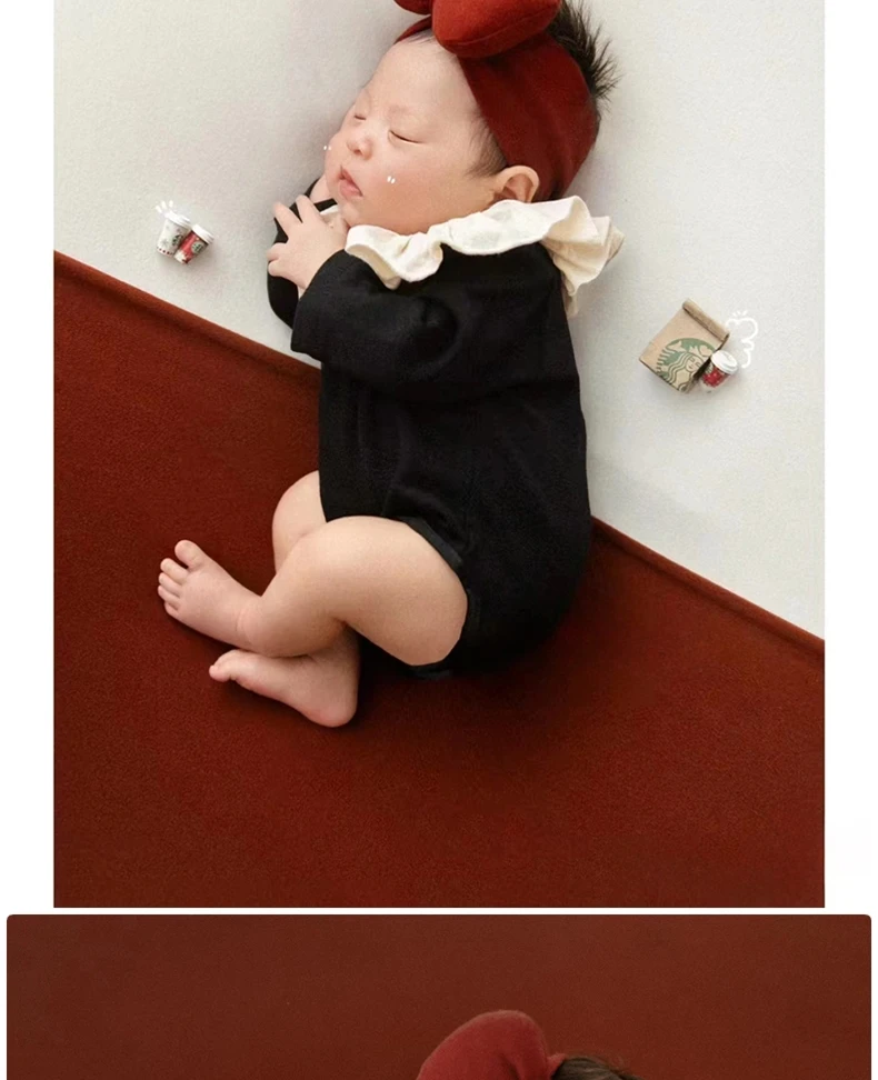 بدلة صور للأطفال حديثي الولادة بدلة رأس حمراء معطرة صغيرة بدلة قفز فنية للاستوديو صور بعد الولادة صور الدعائمАККСФСФСФСФСФСГКСФСВКСВКСВАСДСФСН