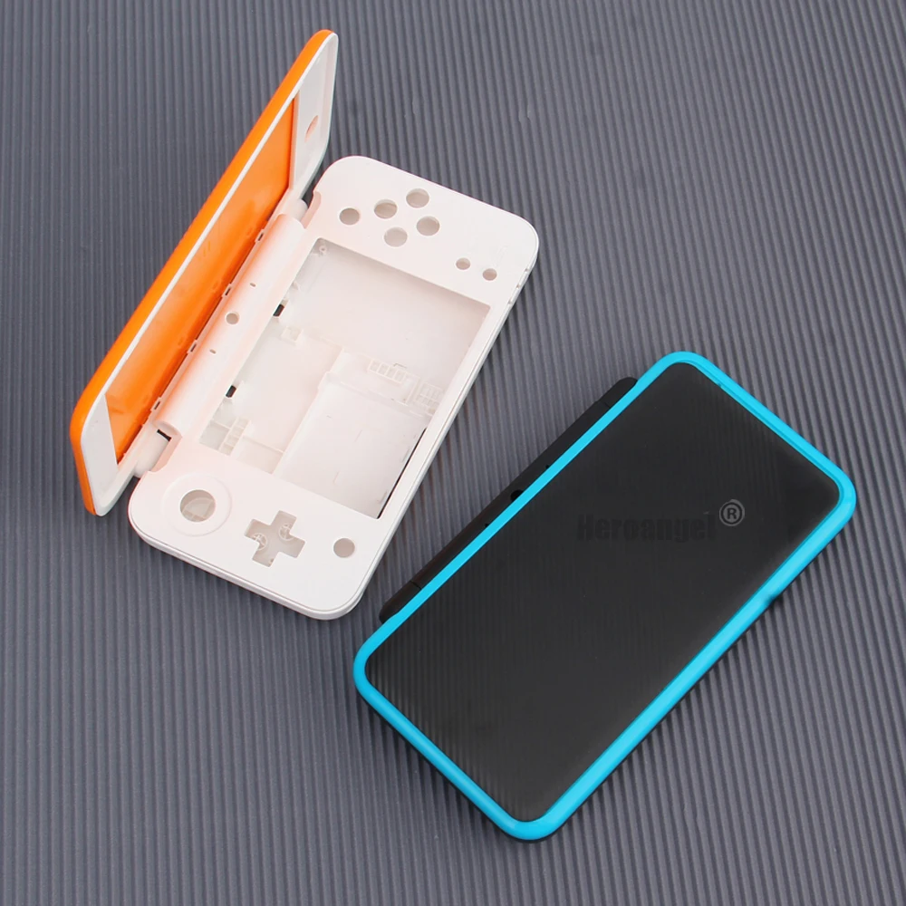 أسود أبيض استبدال الإسكان شل غلاف غلاف لنينتندو جديد 2DS XL LL لعبة وحدة التحكم حامي اكسسوارات