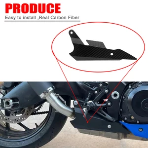 Modifiye Gerçek Karbon Fiber Egzoz Borusu Kapağı, motosiklet Kaporta SUZUKI için GSX-S1000, GSX-S 1000F 1000GT GSXS 1000 2015-2023 6 Büyük satış, kaporta gsx-s1000-no. 2