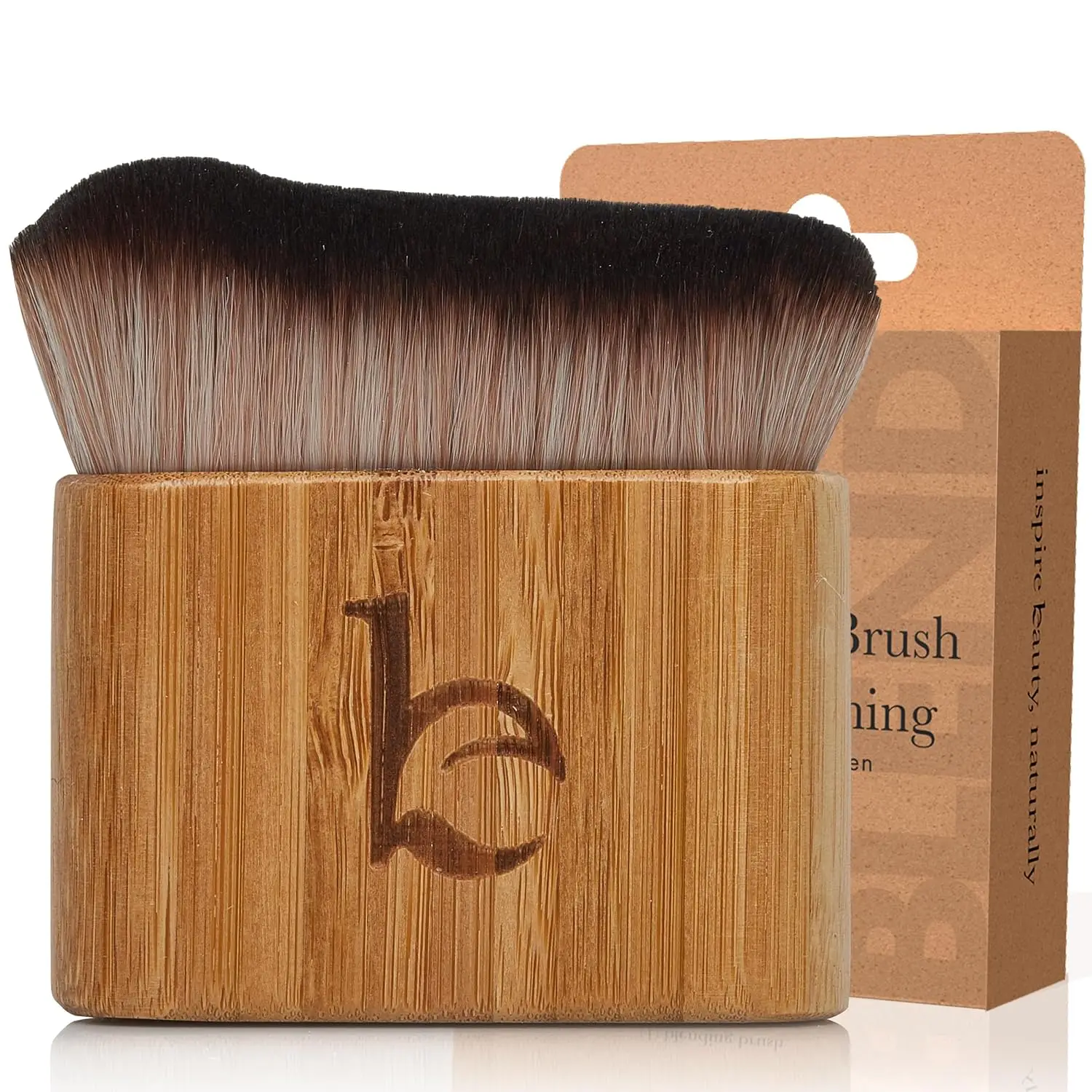 

Ultra Soft Self Tanner Brush Kabuki Brush for Body Foundation Makeup Blending Applicator Streak-Free Sunless Tan Durable Easy