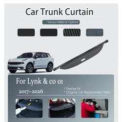 Car Rear Trunk Curtain Covers For Lynk & co 01 2017 2018 2019~2026 Retractable Storage Trunk Rack Partition Shelters Accessories