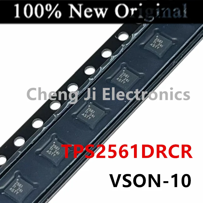 10PCS/Lot   TPS2561DRCR  TPS2561DRCT  2561  VSON-10  New original current limiting power switch   TPS2560DRCR  TPS2560DRCT  2560