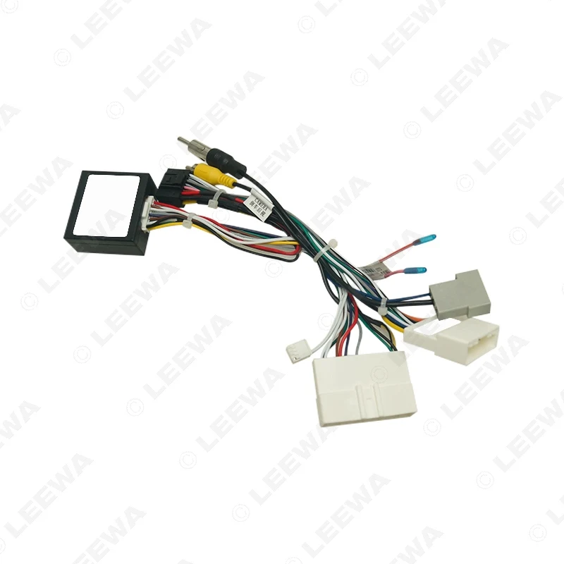 LEEWA سيارة 16pin ستيريو الأسلاك تسخير لنيسان XTrail (19-21)/قاشقاي(2019+)/رجلات (2019)/Teana/Altima(20-21) #5