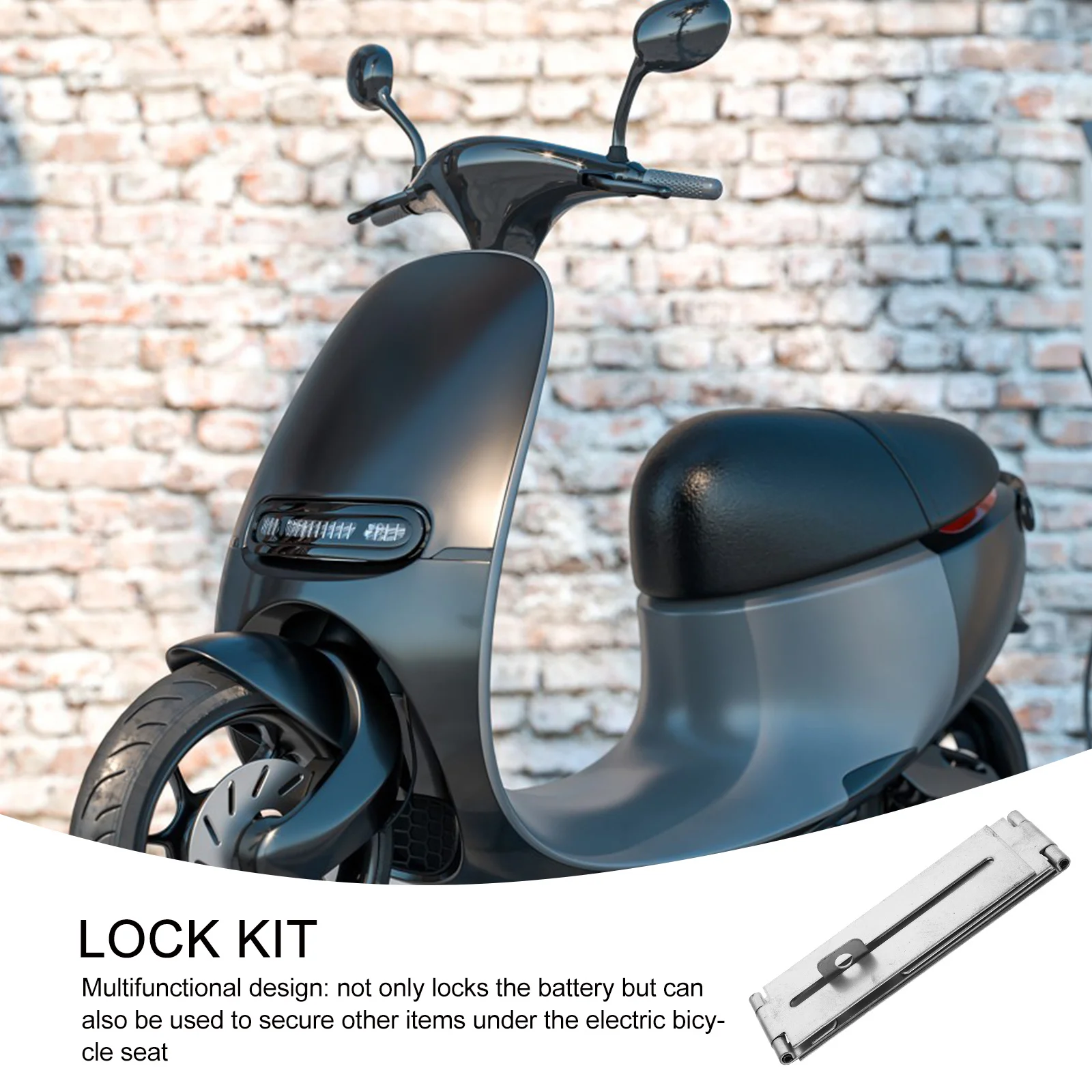 

Tamper-Proof Lock Anti-Theft for Electric Bicycle Heavy Duty Security Outdoor Portable Lock Heavy Duty Electromobile