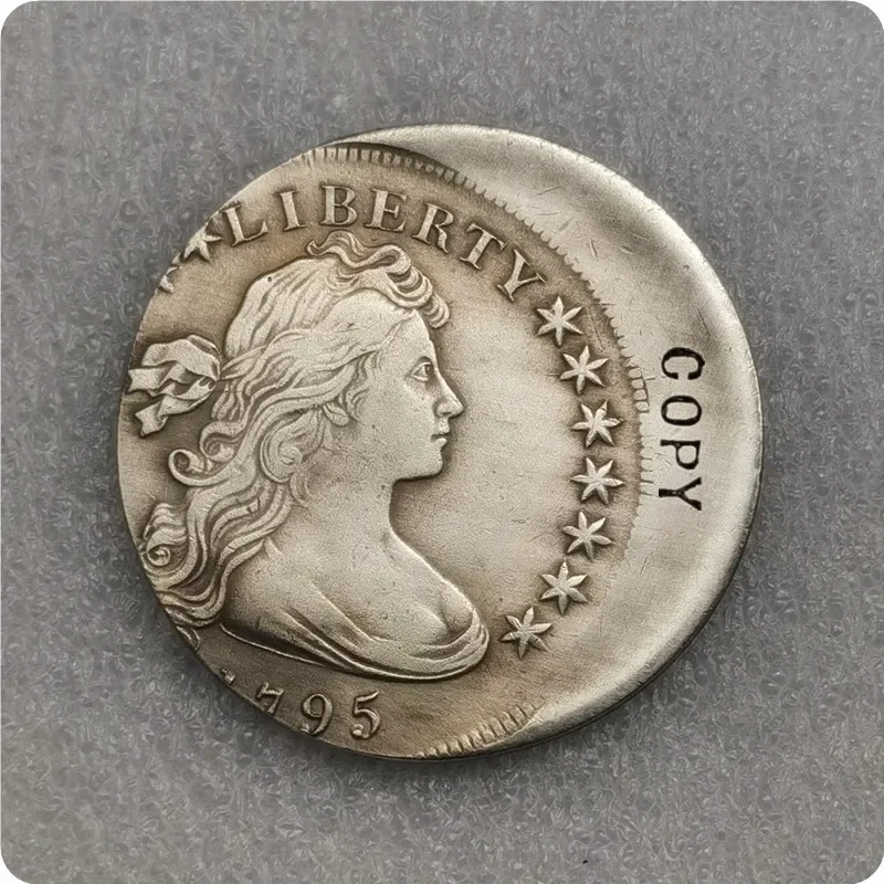 الولايات المتحدة الأمريكية خطأ مختلف مع مركز عاري نسخة عملات نادرة تحدي عملات الجيب هدايا عيد الميلاد