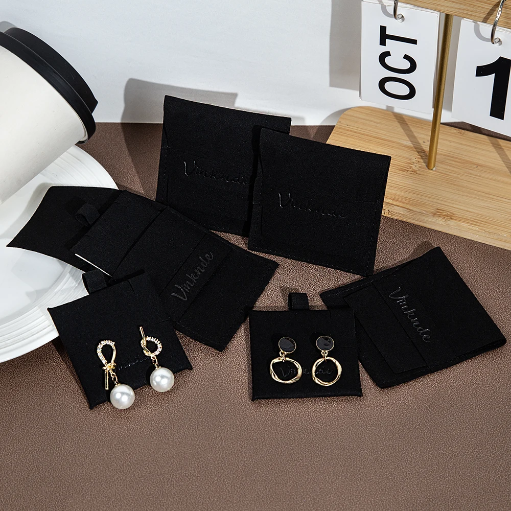 

20/50/100 шт. на заказ 8x8 см роскошный чехол для ювелирных изделий из микрофибры с вставкой 6x6 см сумка для упаковки ювелирных изделий для браслета и ожерелья