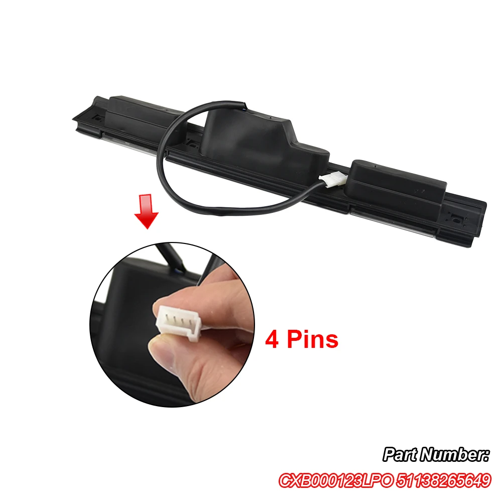 

1pcs Black Plastic Hot Sale Tailgate Switch Plate For Land Rover For Range Rover L322 2002-2012 CXB000123LPO 51138265649