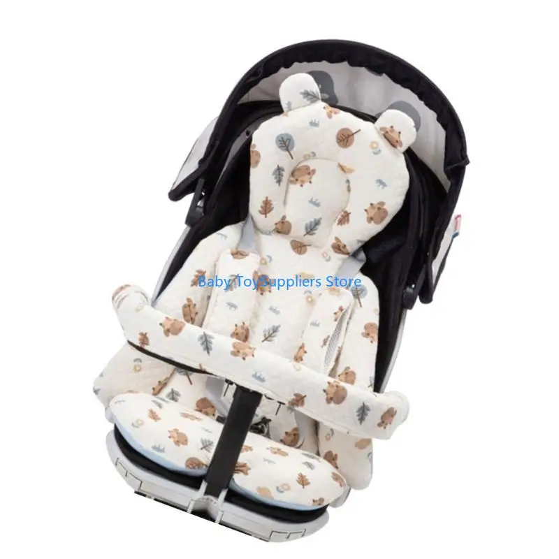 R1WF حزام مسند الذراع لعربات الأطفال، بطانة داخلية، غطاء حزام الكتف #3