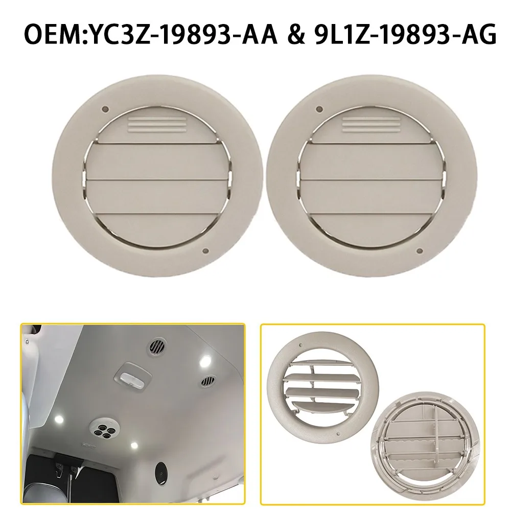 NOEEI Hot 2x Roof Headliner AC Heater Air Vents for 2015-2025 Ford Transit 9L1Z19893AG