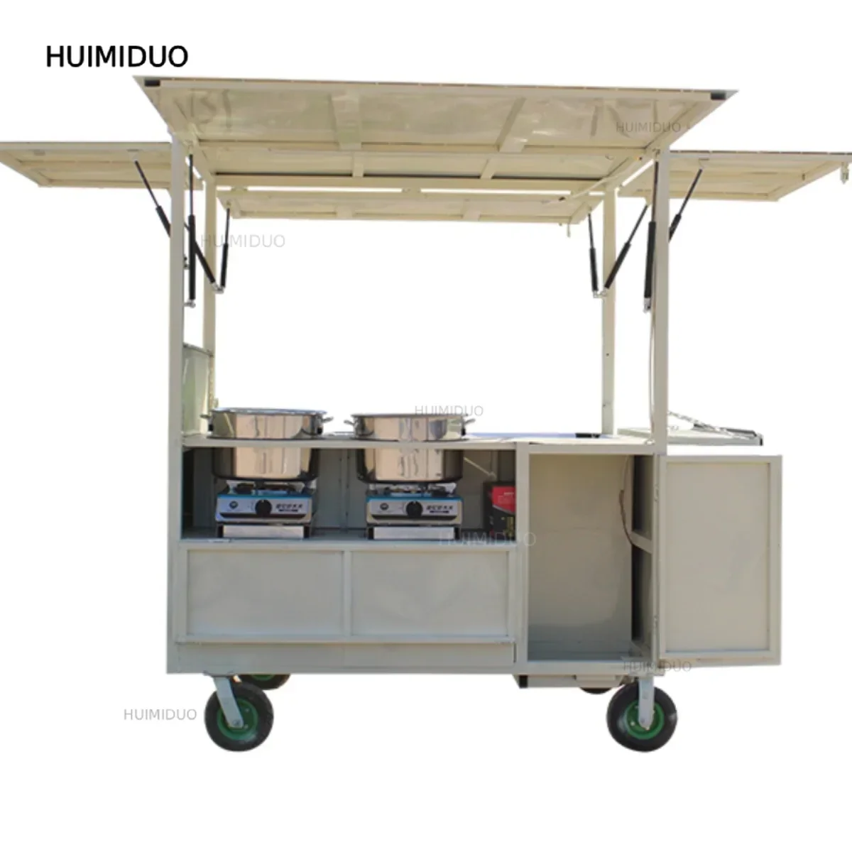 Fresh with freezer, push snack cart, gourmet dining car, night market stall, breakfast, cooked food, braised vegetables