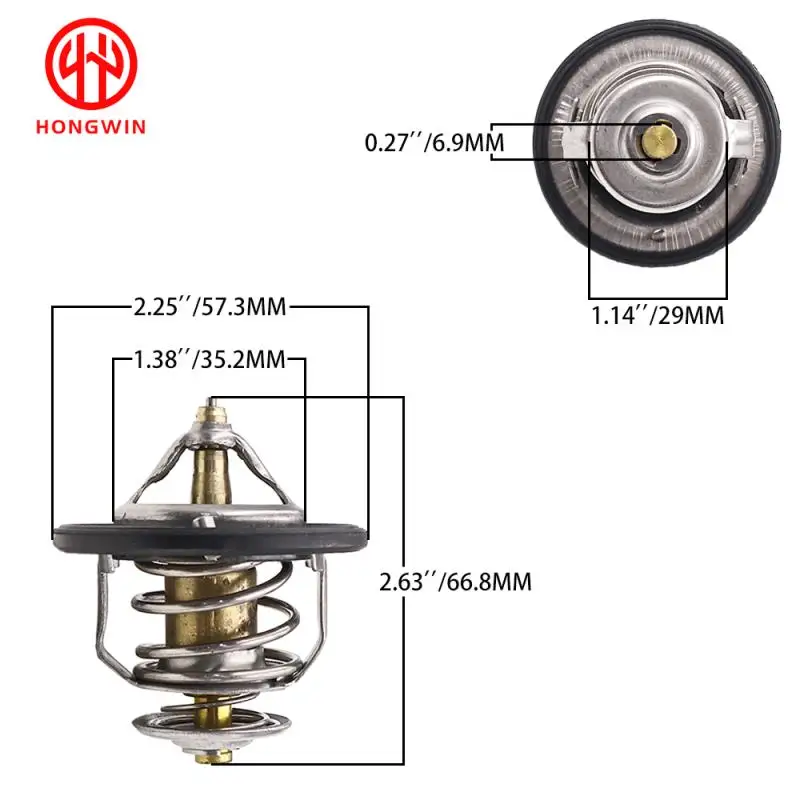 25510-42010 Engine Coolant Thermostat For Hyundai Tucson Hyundai Santa Fe Accent Sonata GLS Sedan 4-Door 2.4L 2359CC l4 GAS DOHC