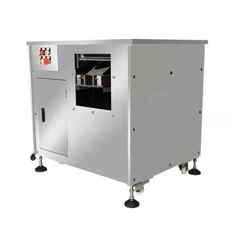 Automatic oblique fish fillet cutting machine Small household and commercial machinery