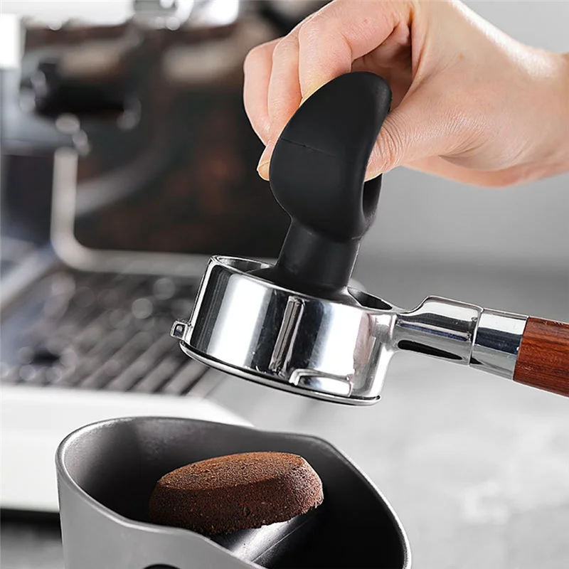 AT05-Espresso Coffee Puck Remover Tool Vacuum Style Coffee Knock Box Espresso Coffee Waste Grounds Taker Grind Waste Bin Collect